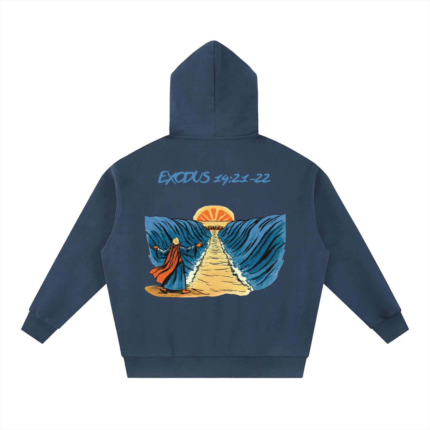 The "Parting of the Sea" (Exodus 14:21-22) Heavyweight Zip-up