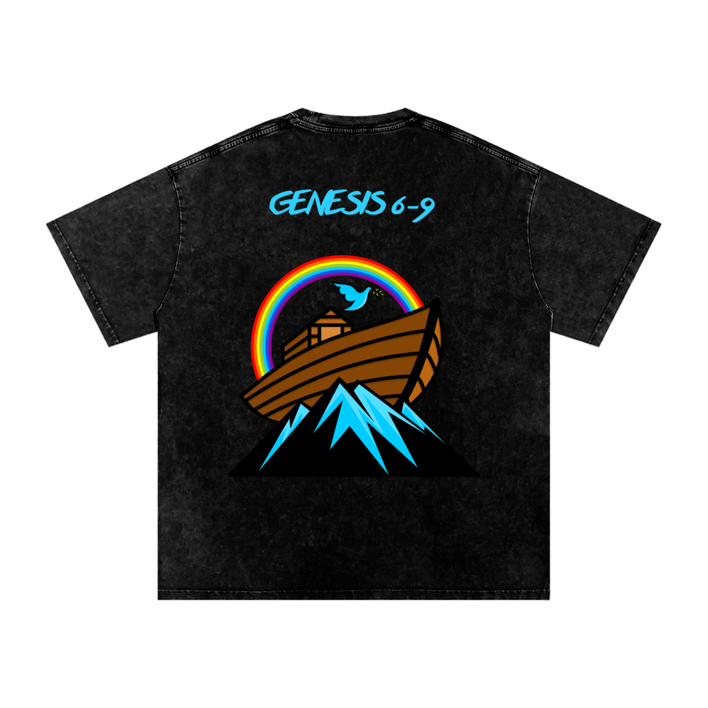 The "Noah's Ark' Washed Oversize Tee