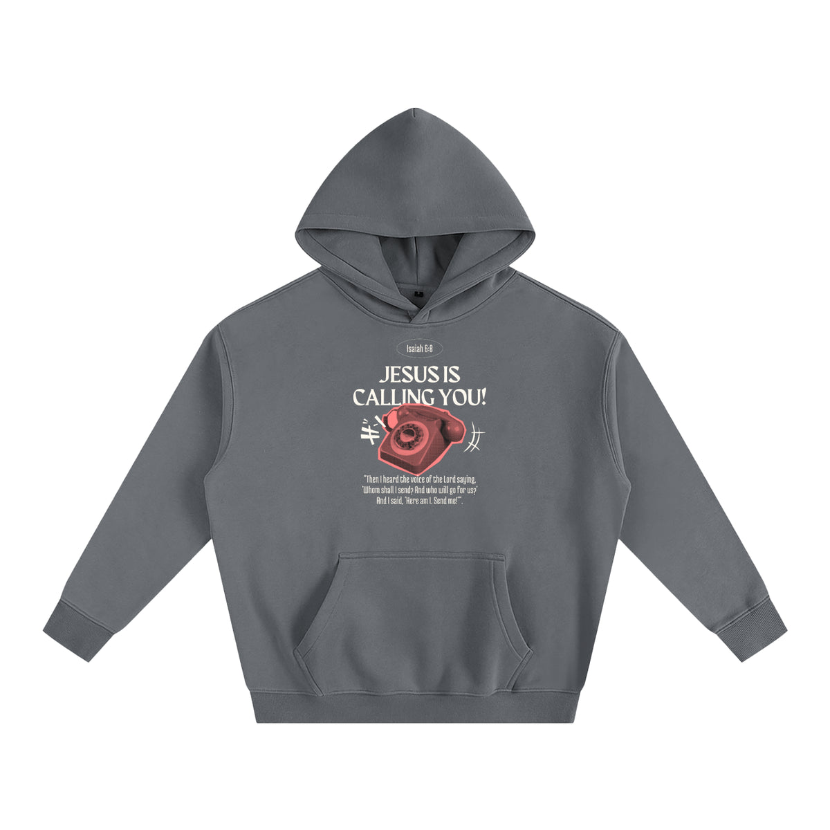 "Heaven's Call" Oversize Fleeced Hoodie