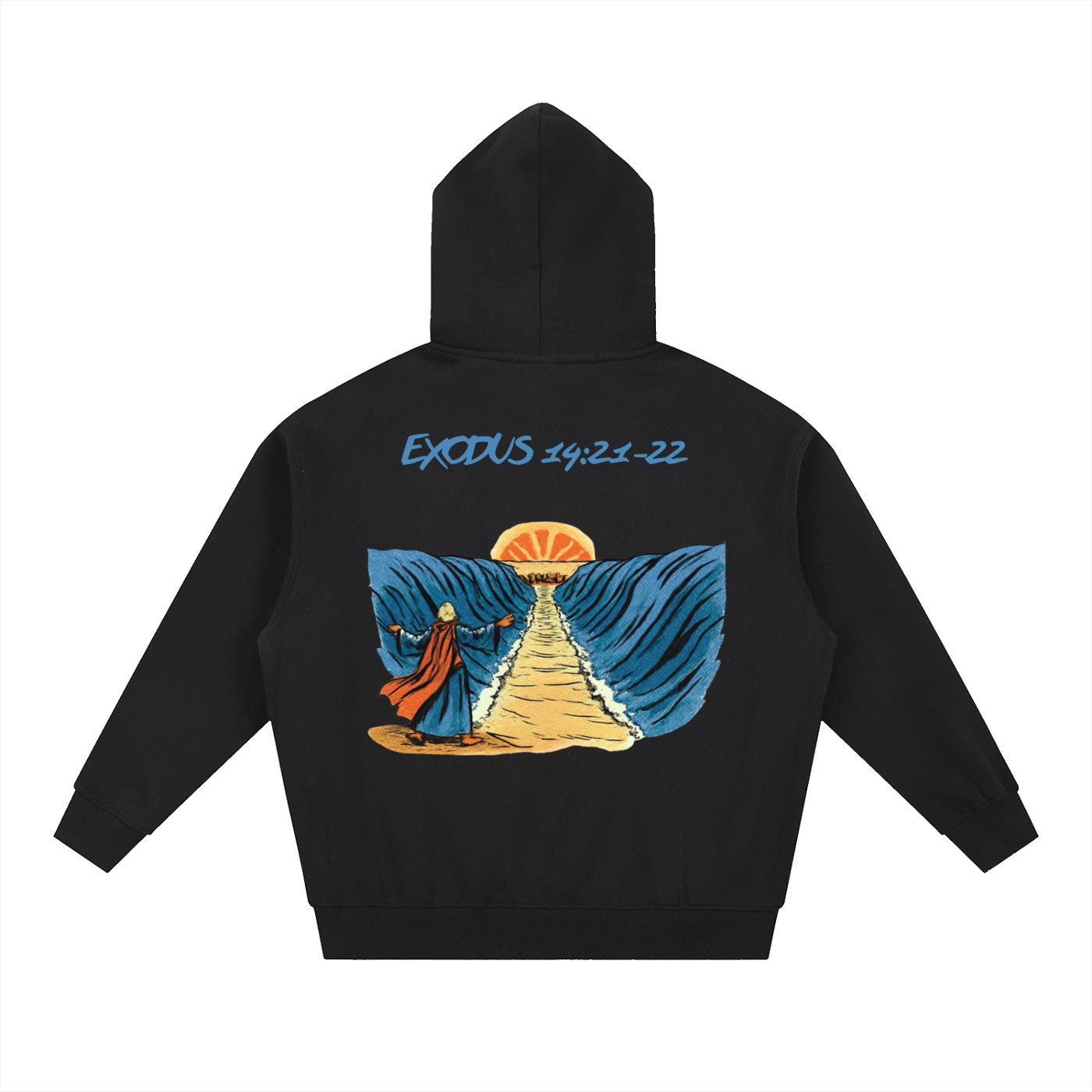 The "Parting of the Sea" (Exodus 14:21-22) Heavyweight Zip-up