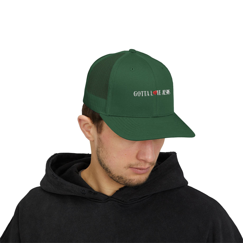 "Gotta Love Jesus" Snapback Trucker Cap