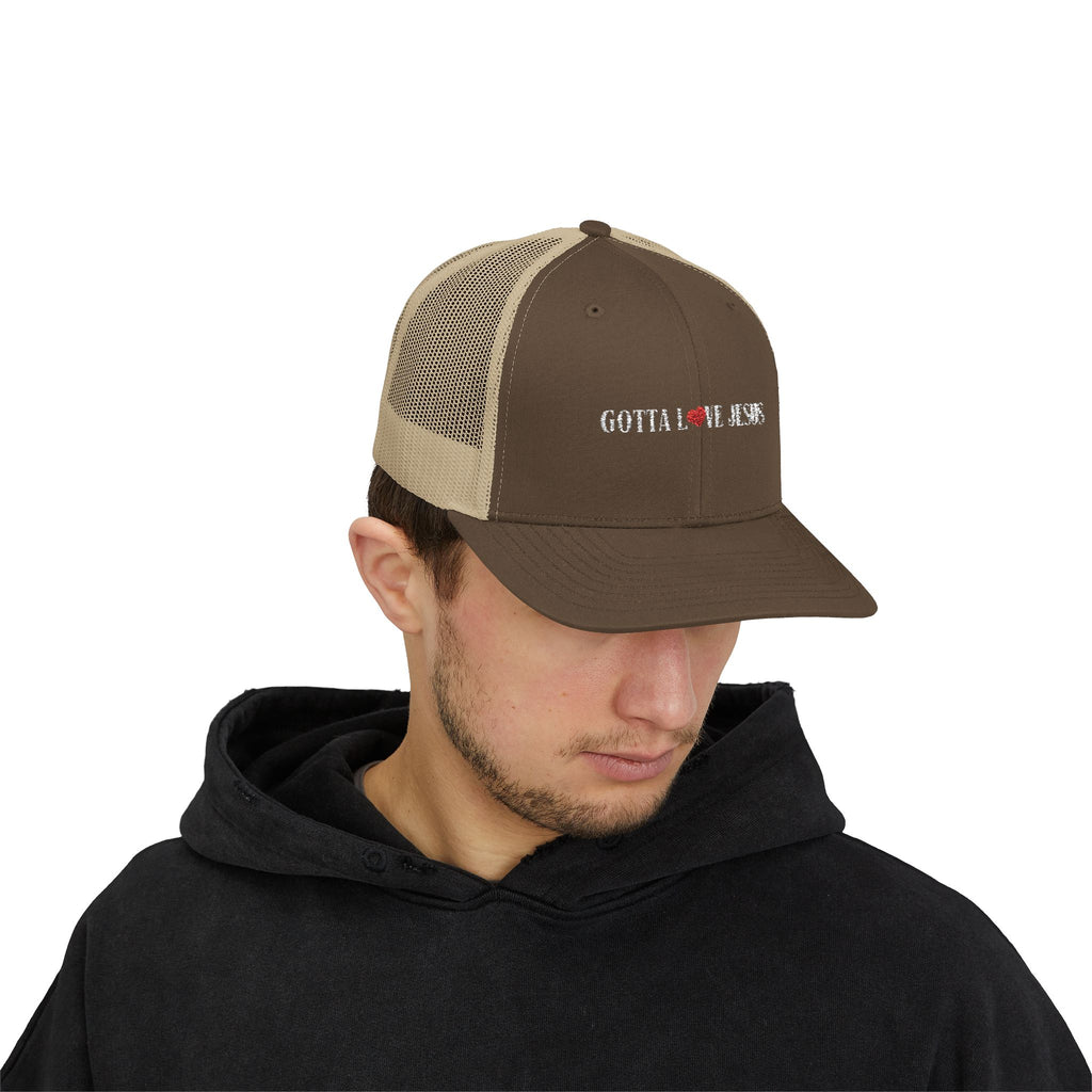 "Gotta Love Jesus" Snapback Trucker Cap