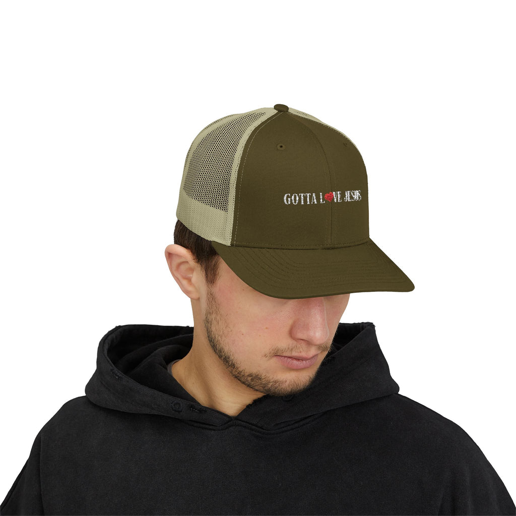 "Gotta Love Jesus" Snapback Trucker Cap