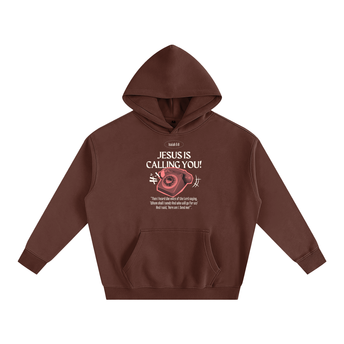 "Heaven's Call" Oversize Fleeced Hoodie