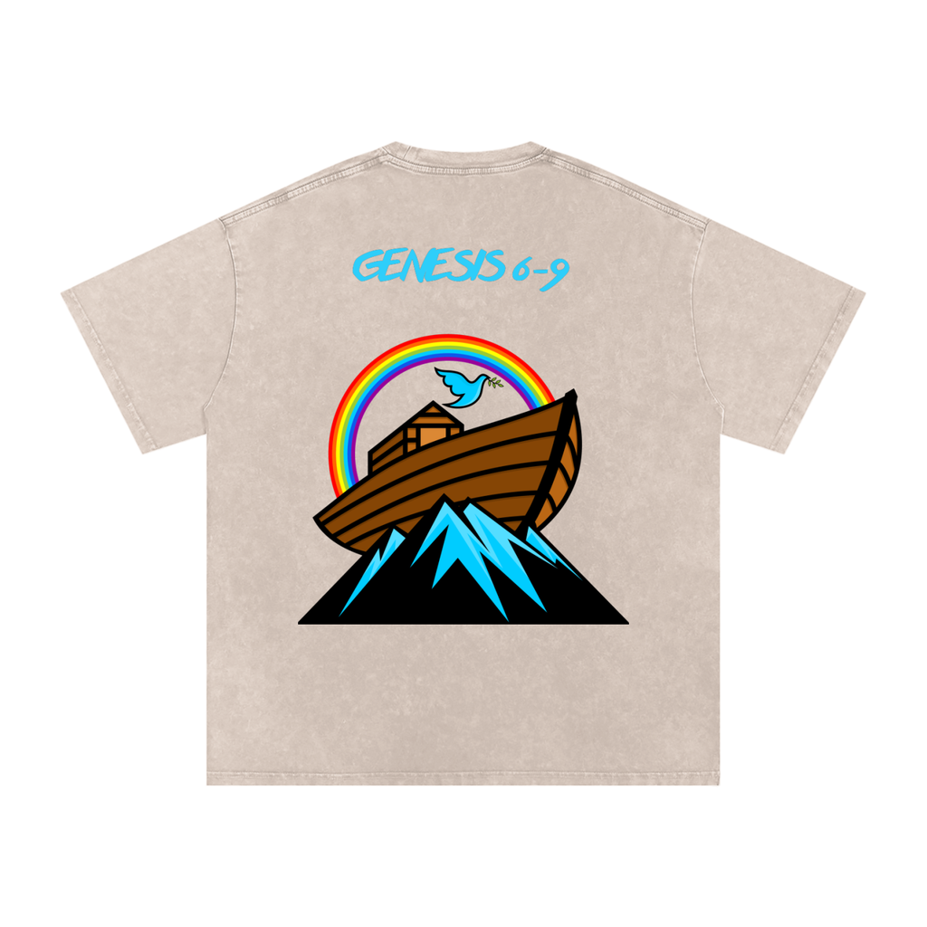 The "Noah's Ark' Washed Oversize Tee
