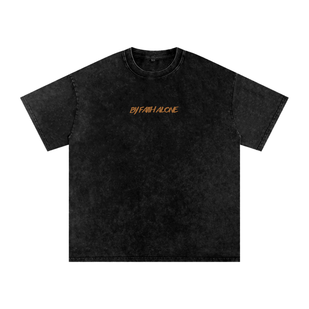 The "My God Sent His Angel" (Daniel 6:21-23) Washed Oversized T-Shirt