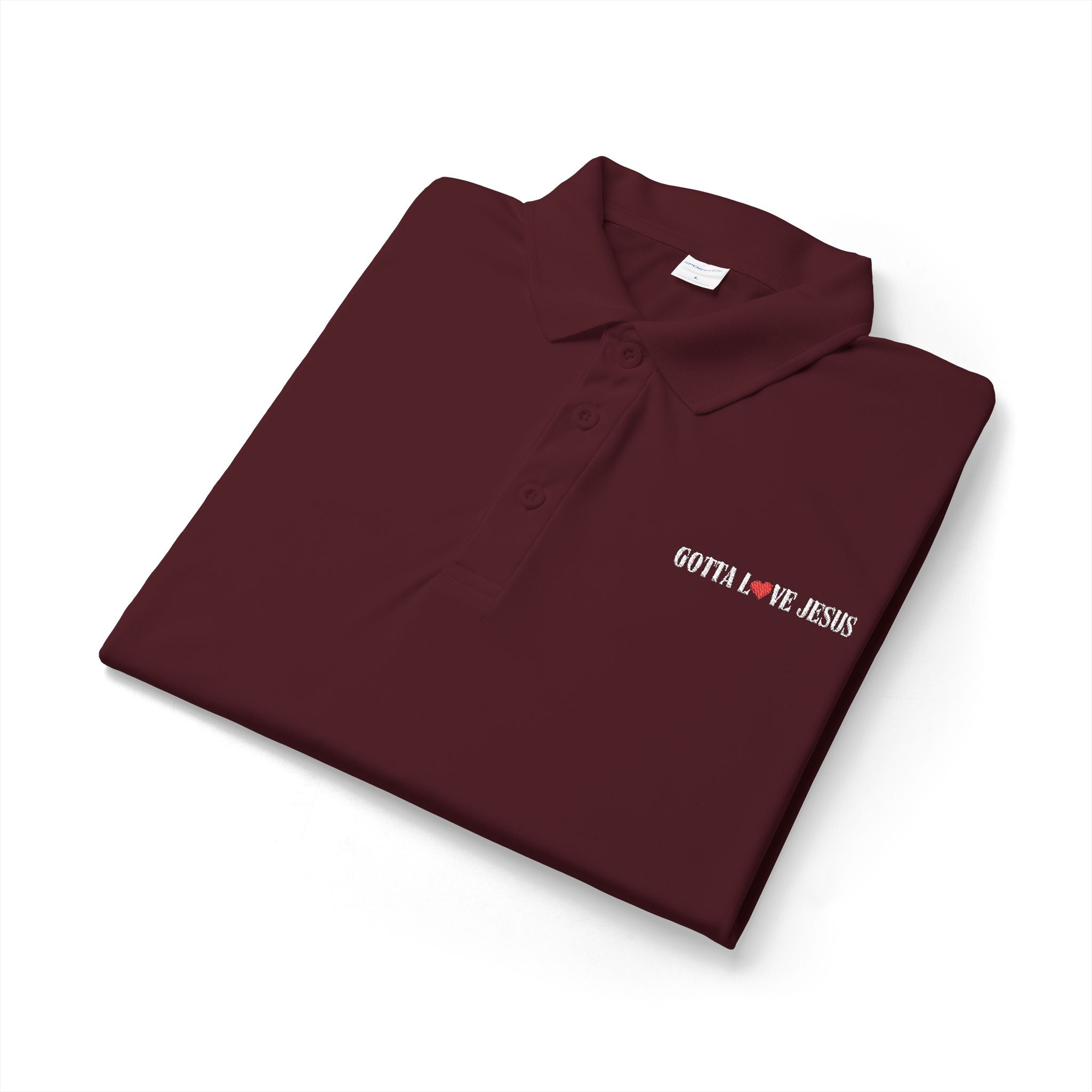The "Gotta Love Jesus" Active Polo