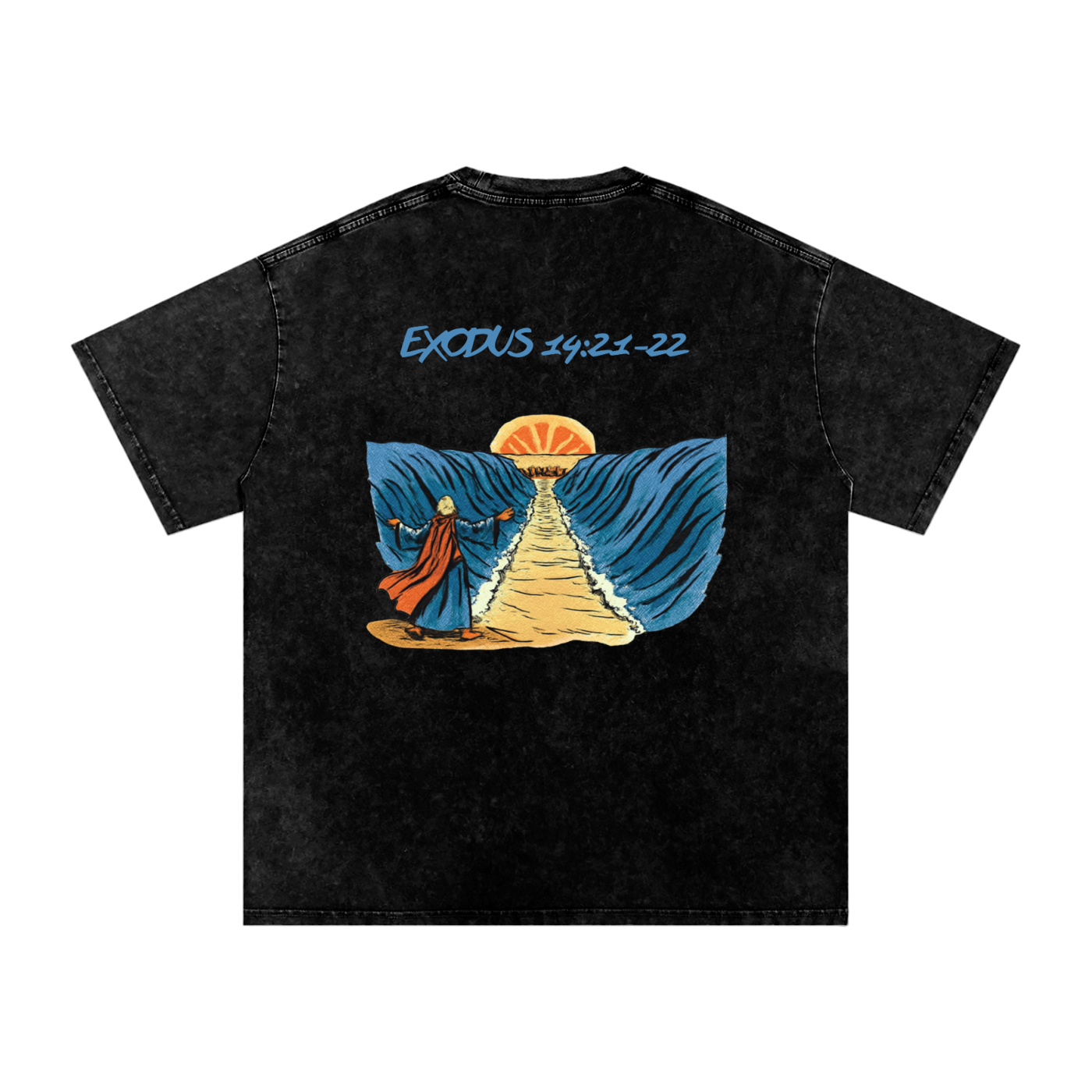 The "Parting of the Sea" Washed Oversized Tee