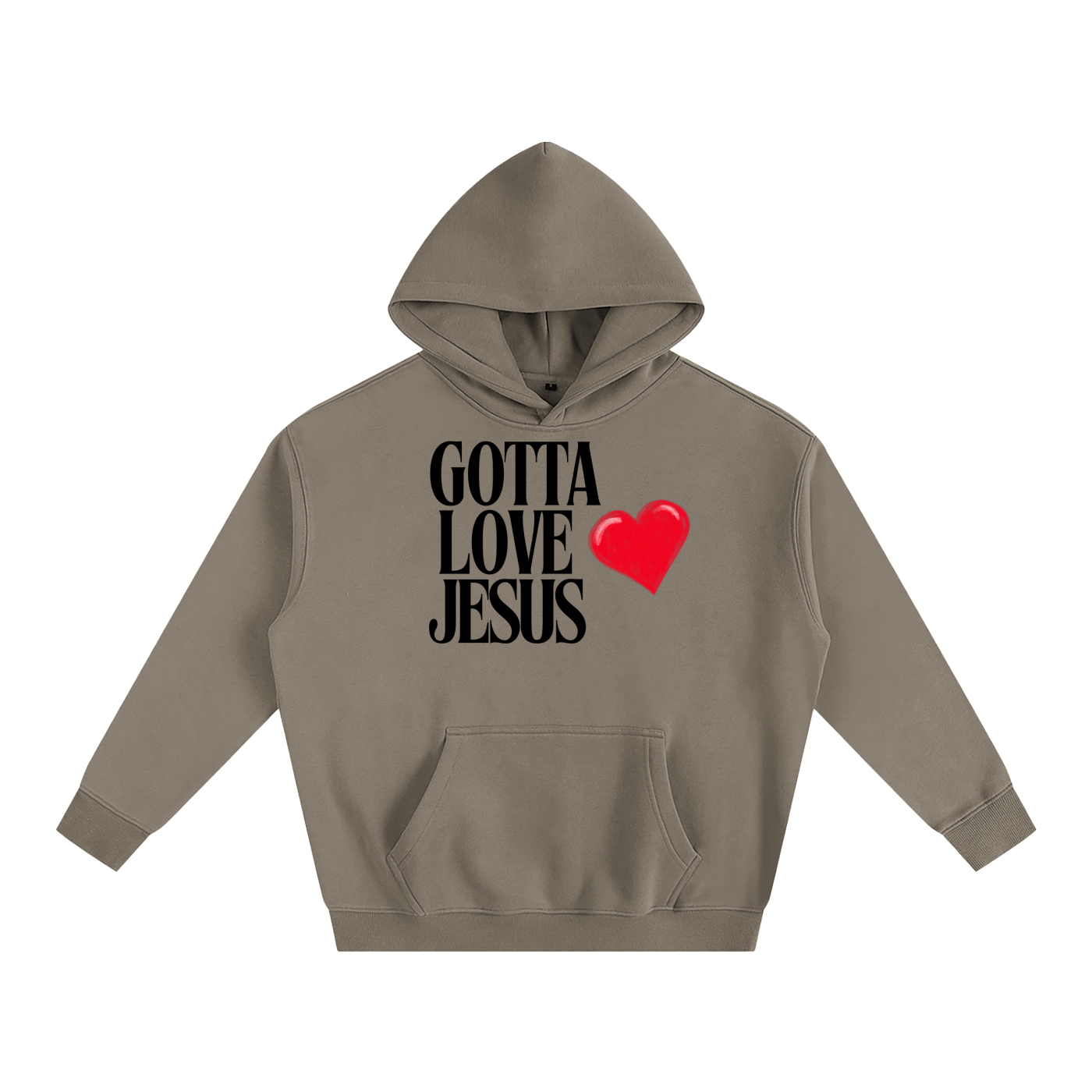 The Gotta Love Jesus "OG" Oversized Fleece Hoodie