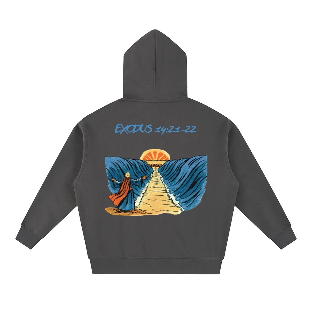The "Parting of the Sea" (Exodus 14:21-22) Heavyweight Zip-up