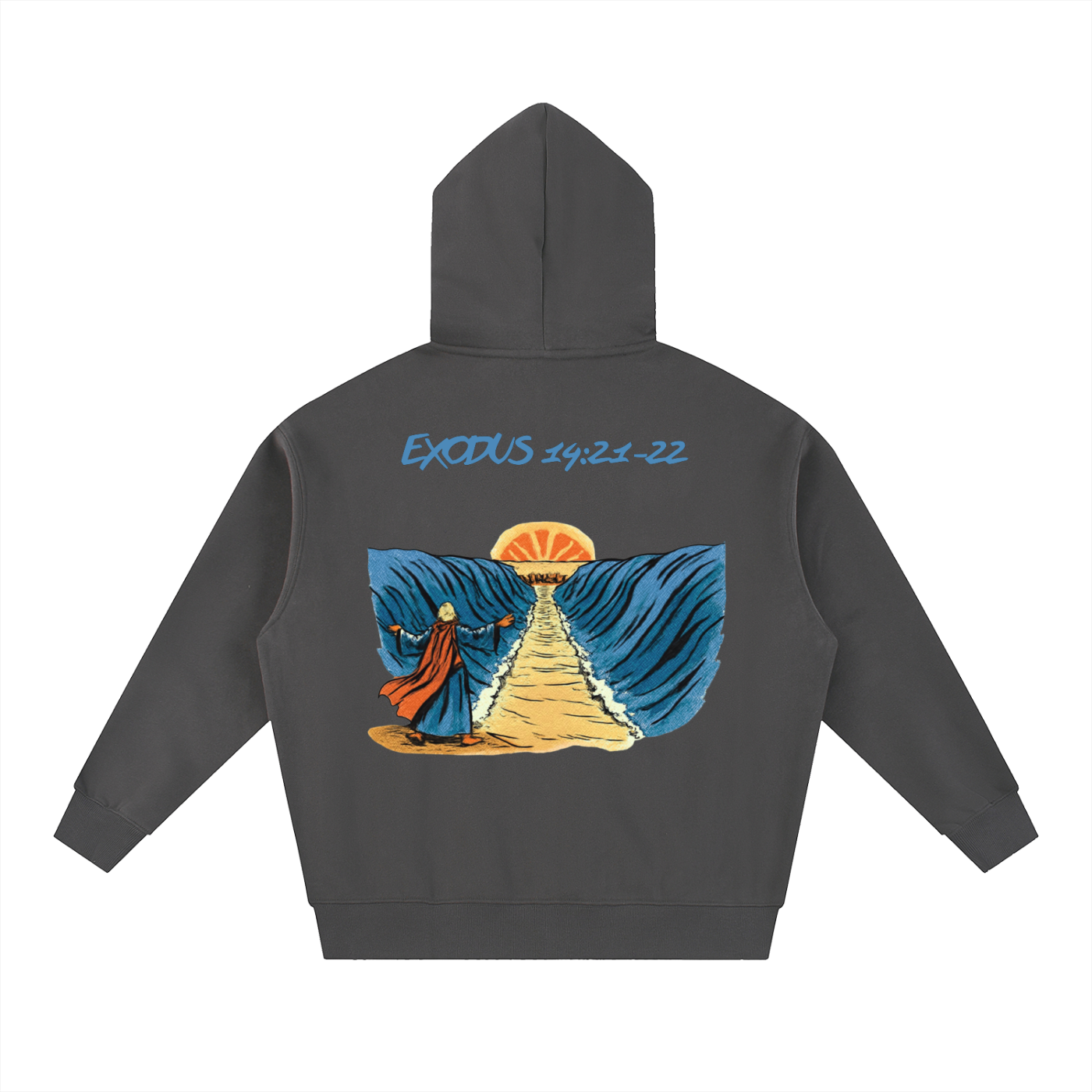 The "Parting of the Sea" (Exodus 14:21-22) Heavyweight Zip-up