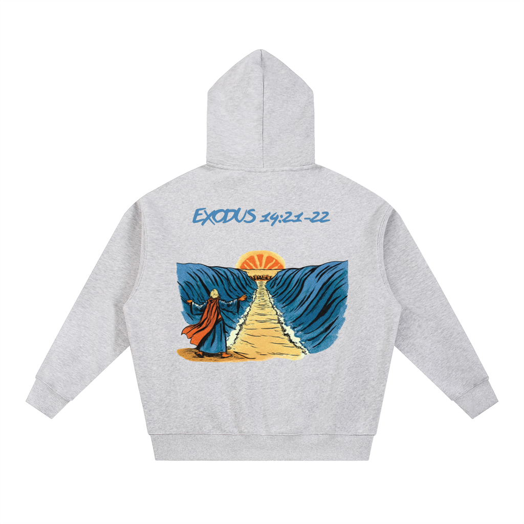The "Parting of the Sea" (Exodus 14:21-22) Heavyweight Zip-up