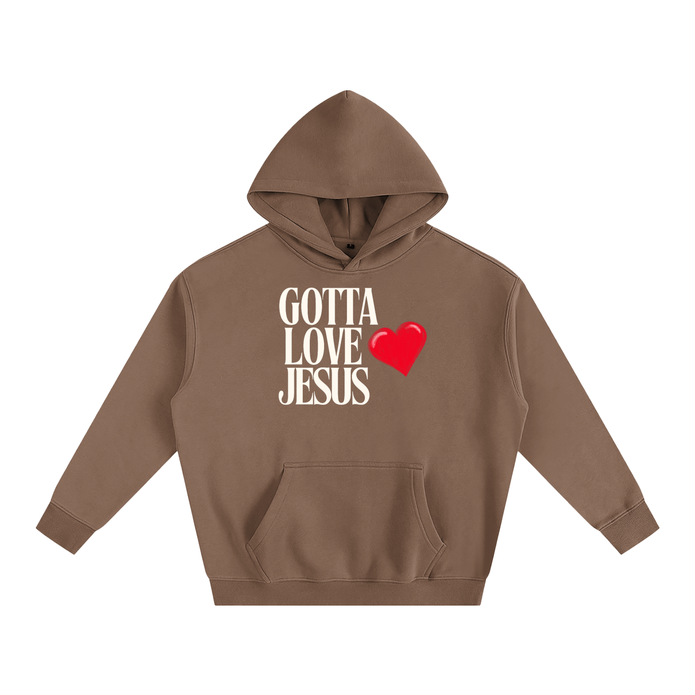 The Gotta Love Jesus "OG" Oversize Fleeced Hoodie