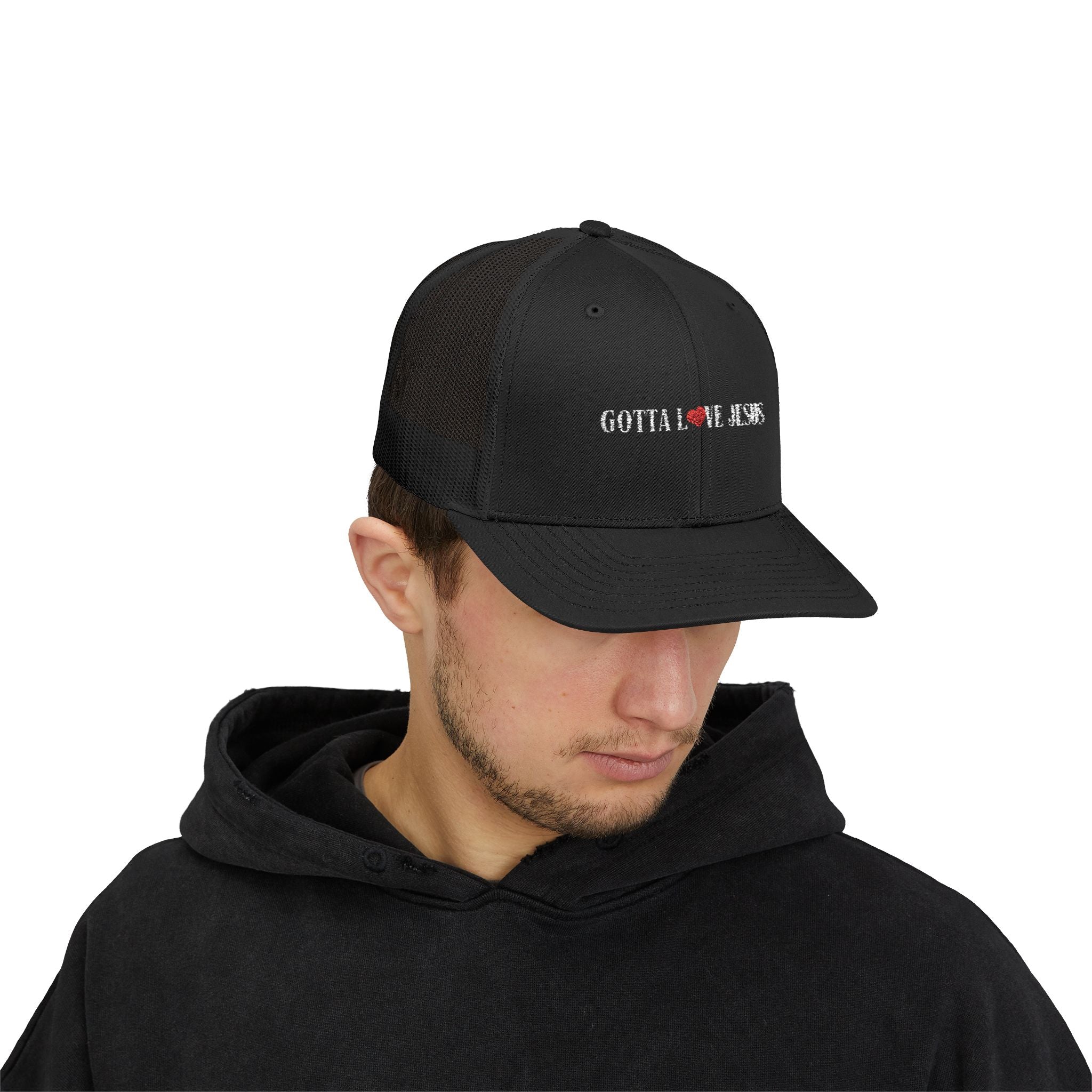 "Gotta Love Jesus" Snapback Trucker Cap