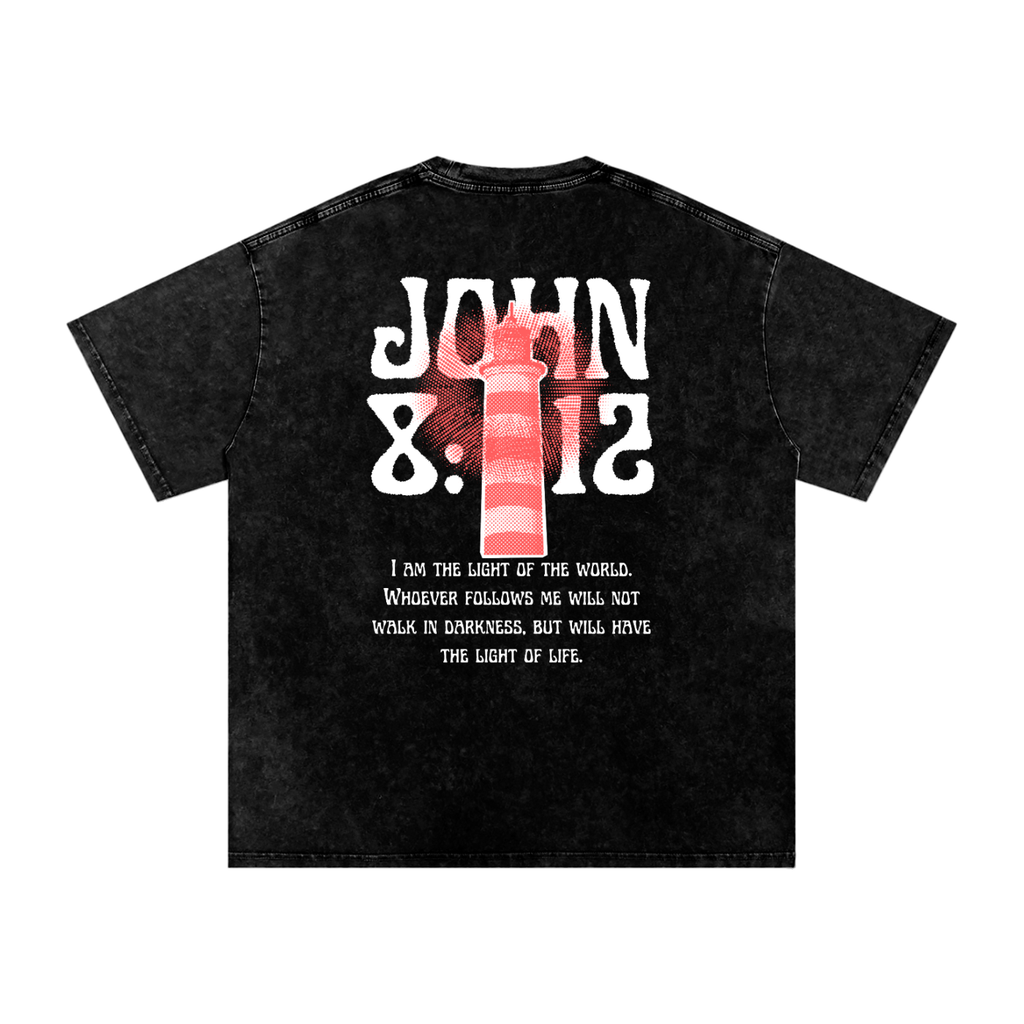 The "I'm the Light of the World" Washed Oversized Tee