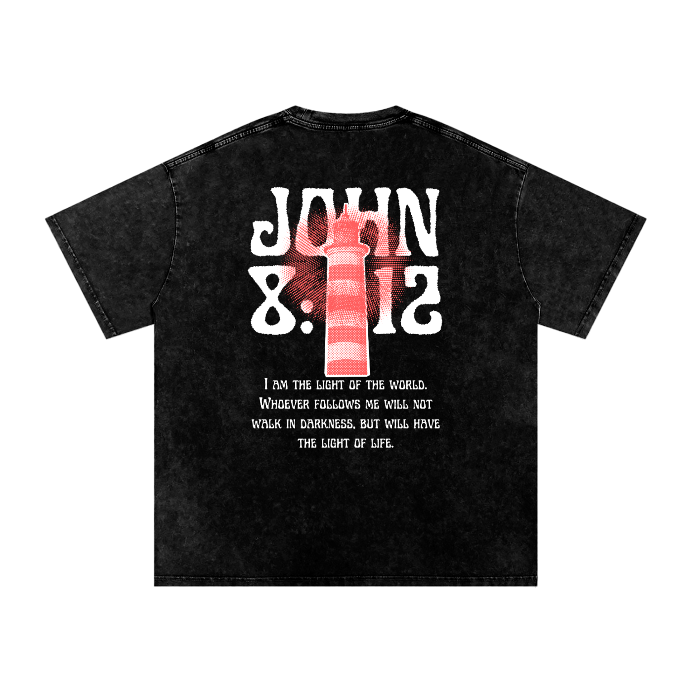 The "I'm the Light of the World" Washed Oversized Tee
