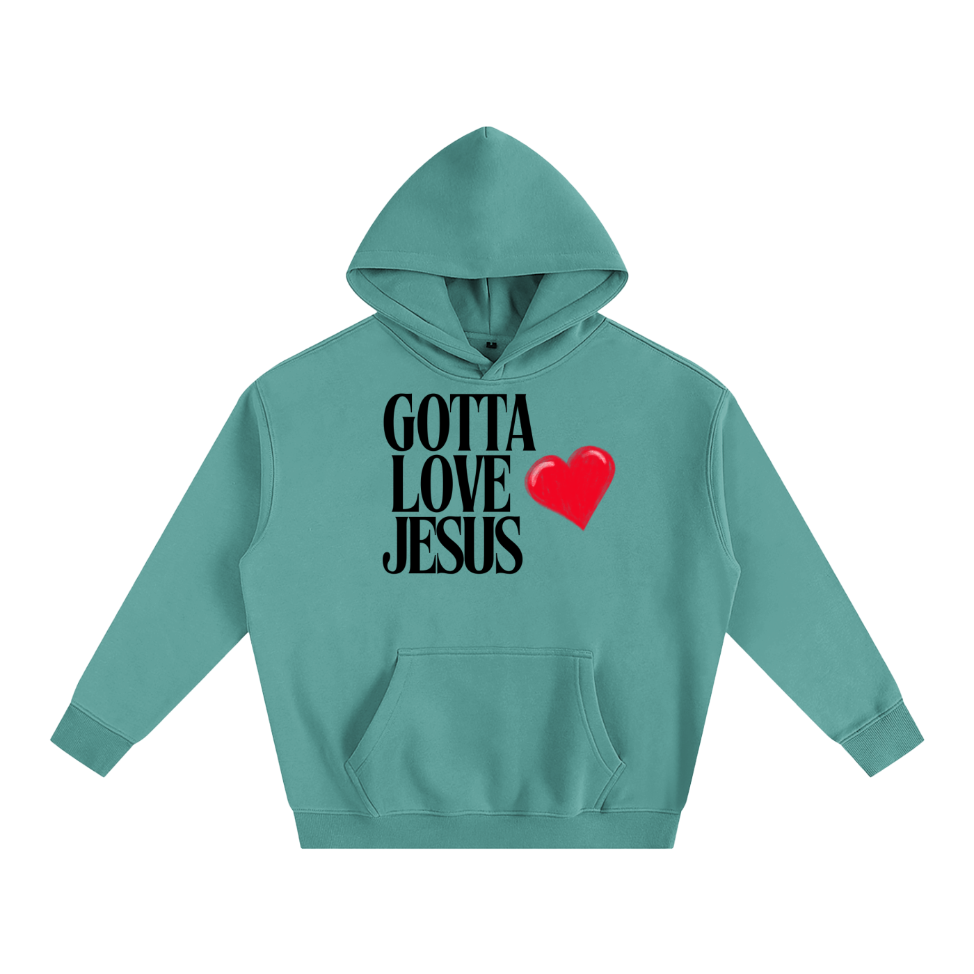 The Gotta Love Jesus "OG" Oversized Fleece Hoodie