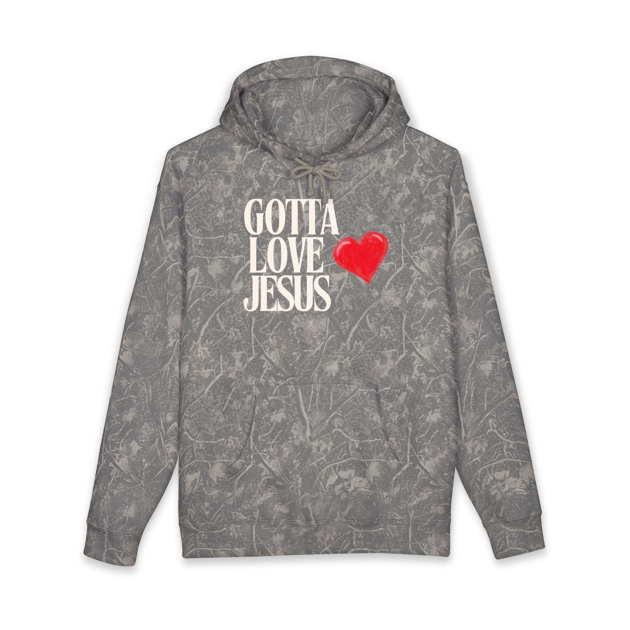 "Gotta Love Jesus" Camo Hoodie