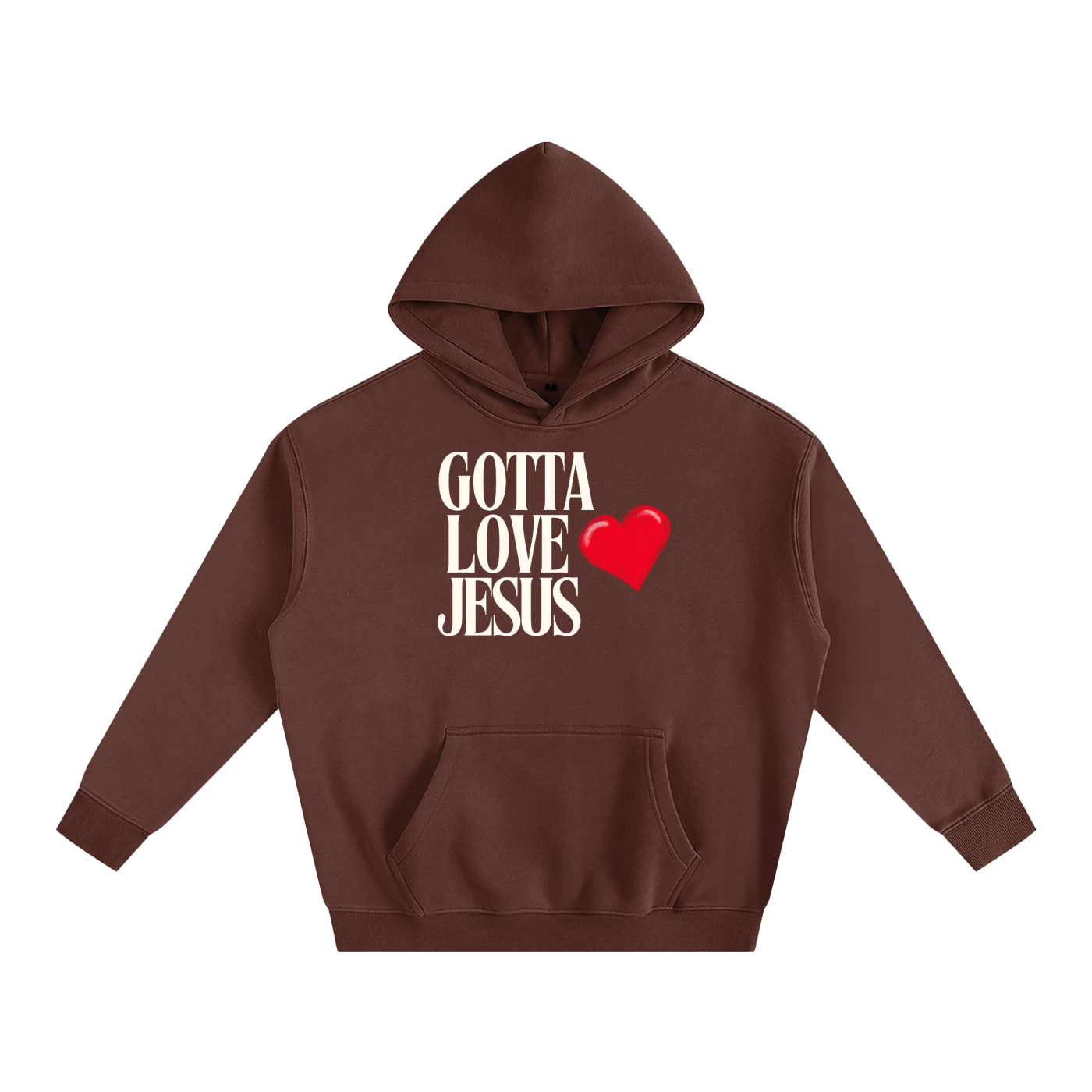 The Gotta Love Jesus "OG" Oversize Fleeced Hoodie