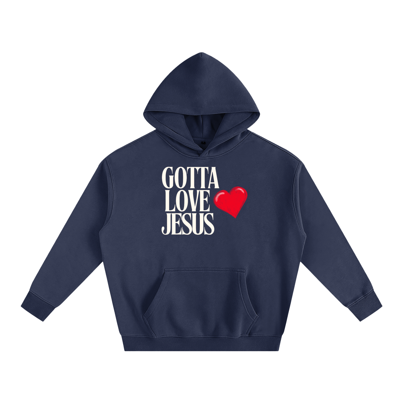 The Gotta Love Jesus "OG" Oversize Fleeced Hoodie