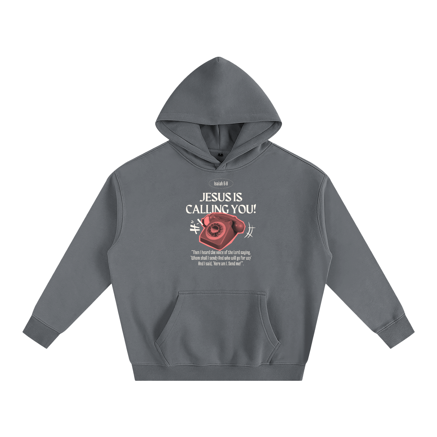 "Heaven's Call" Oversize Fleeced Hoodie