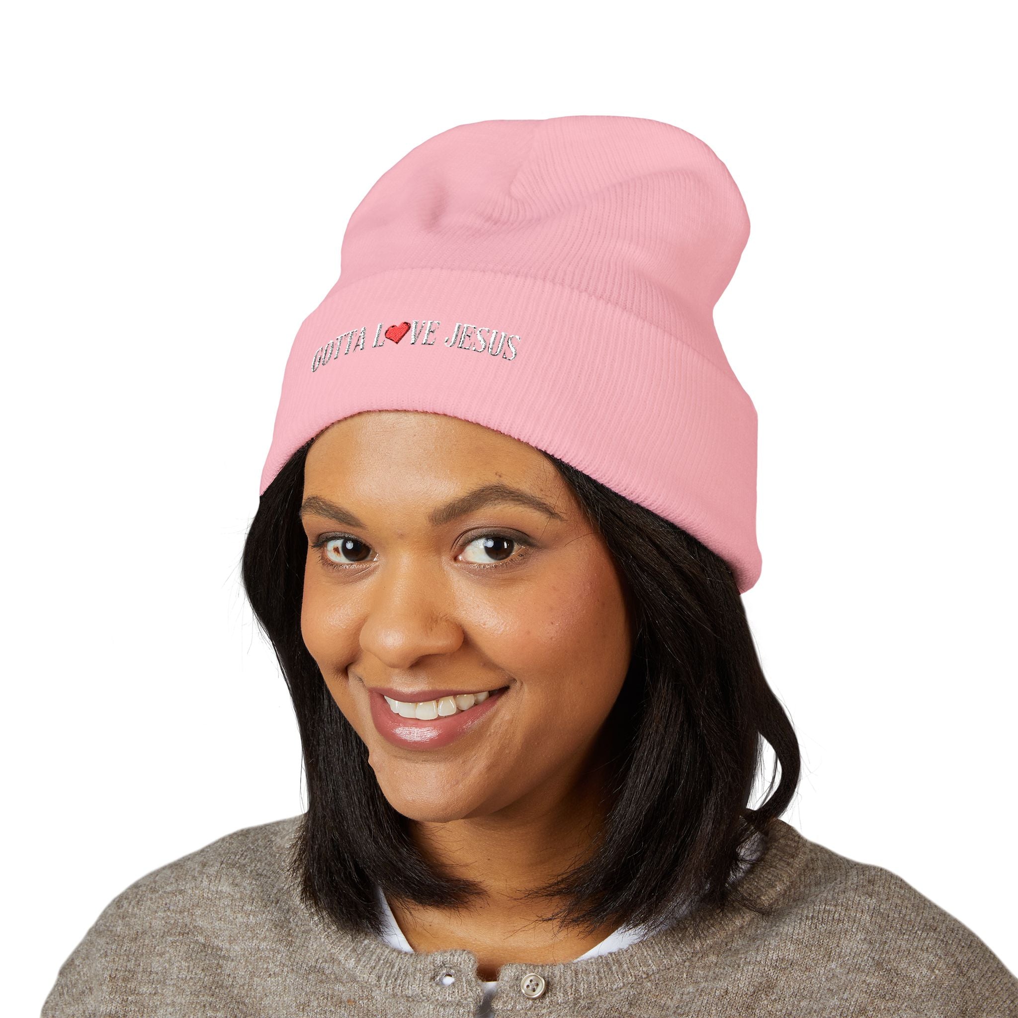 "Gotta Love Jesus" Classic Cuffed Beanie