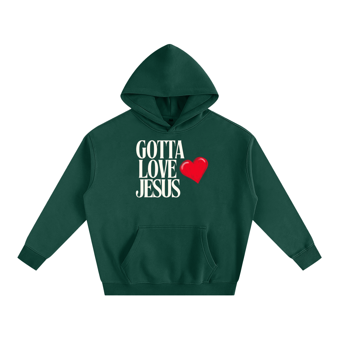 The Gotta Love Jesus "OG" Oversize Fleeced Hoodie