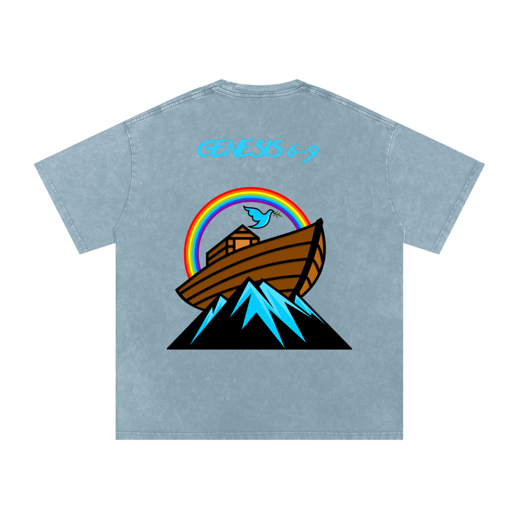 The "Noah's Ark' Washed Oversize Tee