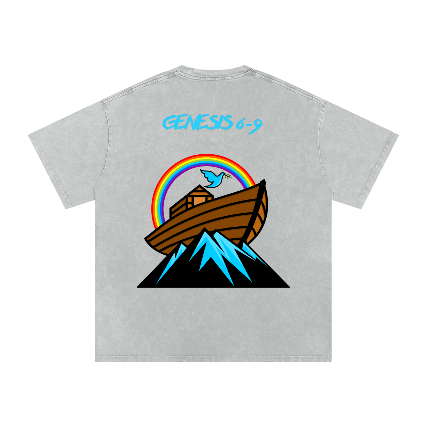 The "Noah's Ark' Washed Oversize Tee