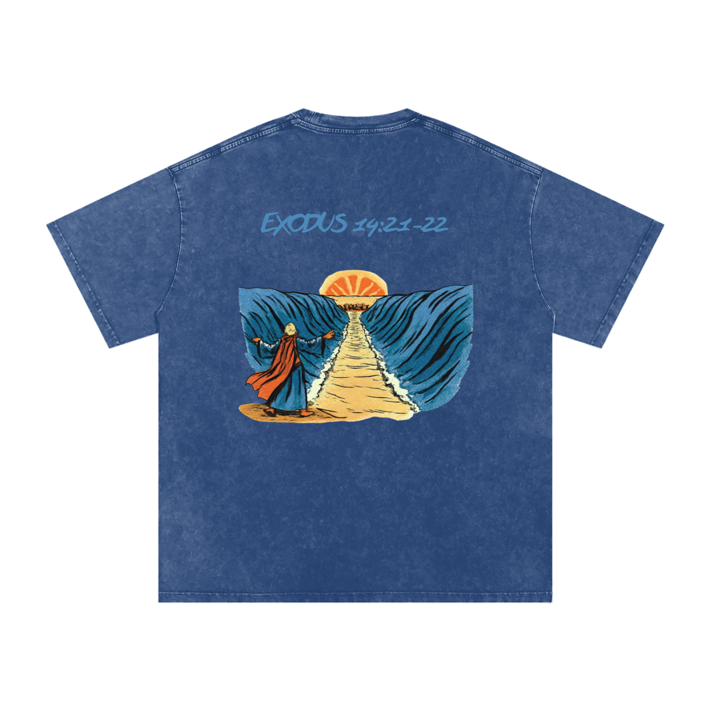 The "Parting of the Sea" Washed Oversized Tee