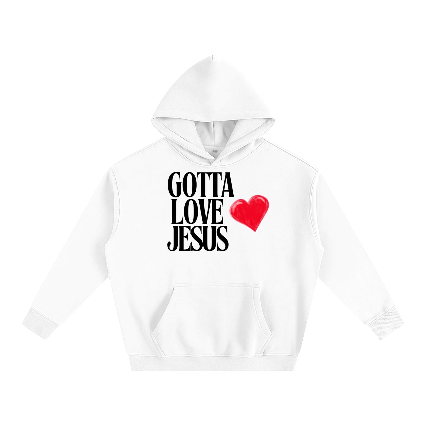 The Gotta Love Jesus "OG" Oversized Fleece Hoodie