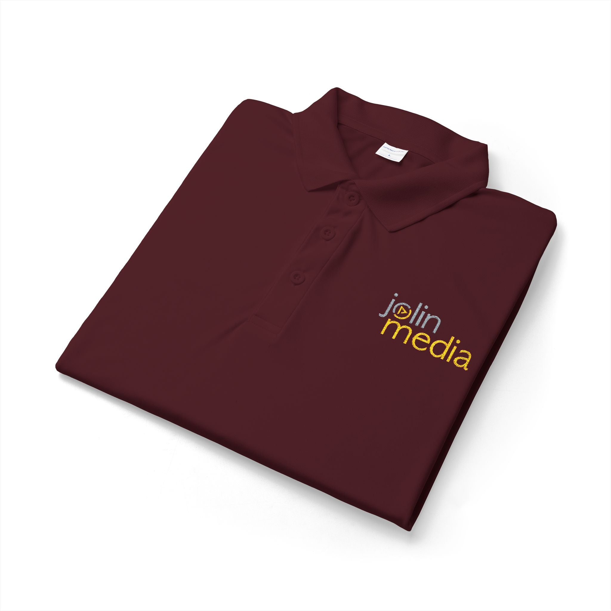 Jolin Media Embroidered Polo