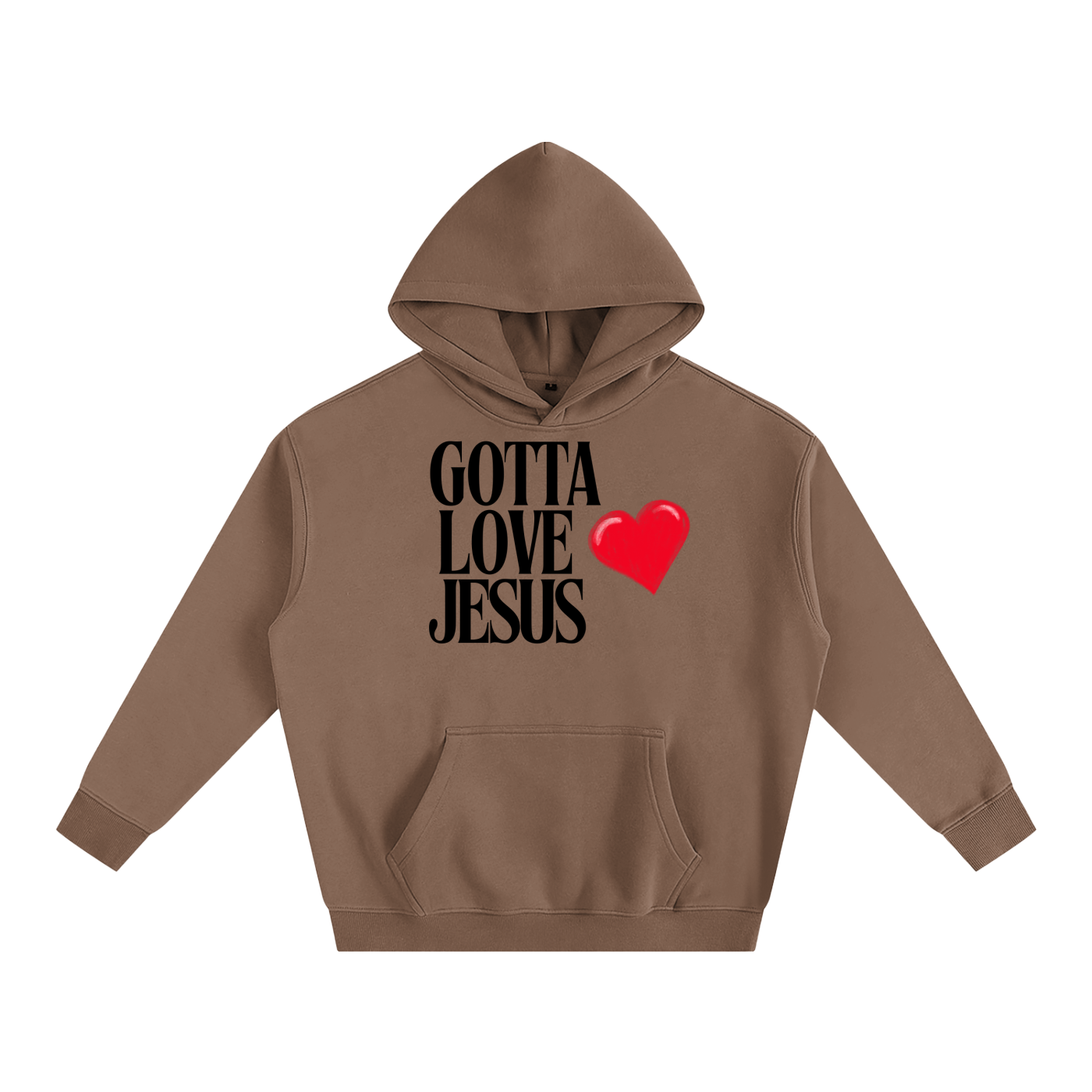 The Gotta Love Jesus "OG" Oversized Fleece Hoodie