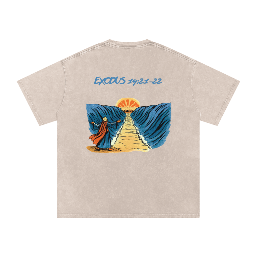 The "Parting of the Sea" Washed Oversized Tee