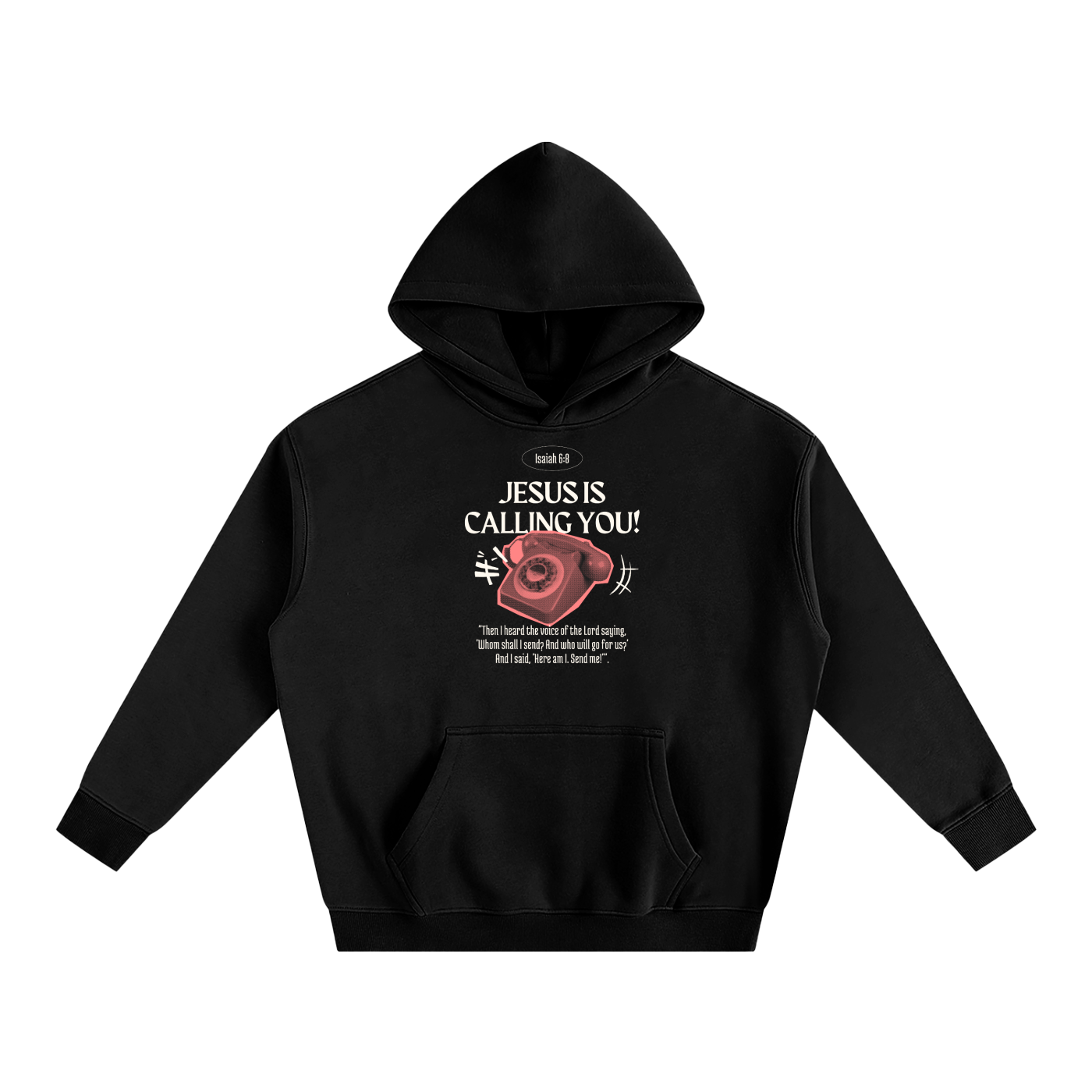 "Heaven's Call" Oversize Fleeced Hoodie