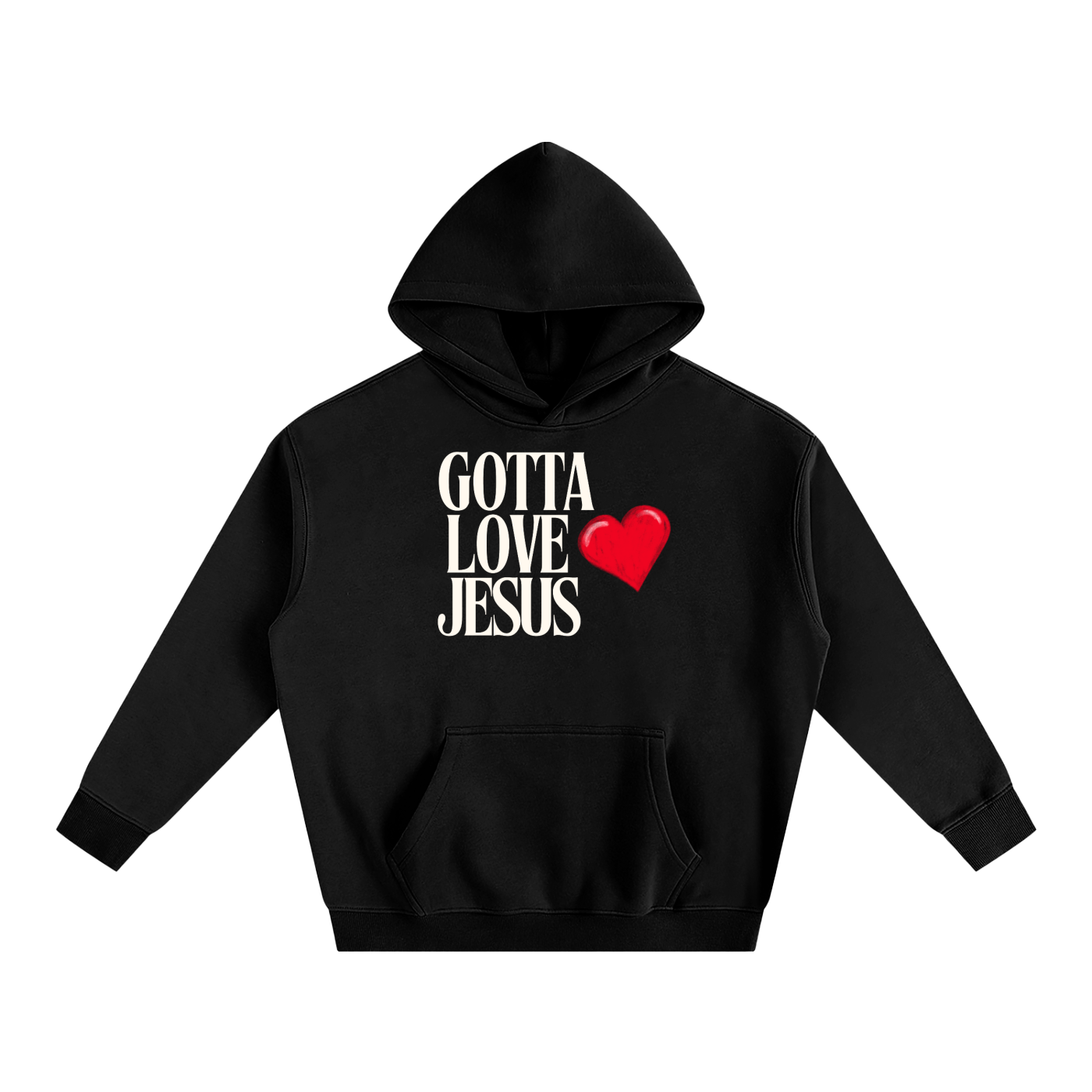 The Gotta Love Jesus "OG" Oversize Fleeced Hoodie