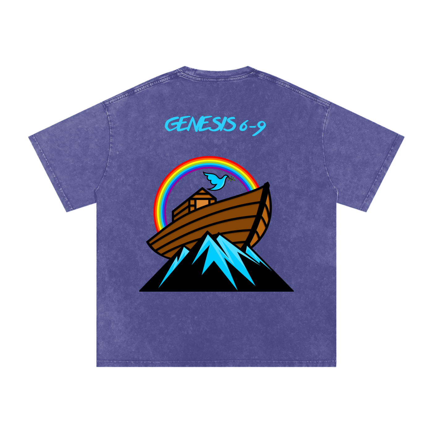 The "Noah's Ark' Washed Oversize Tee
