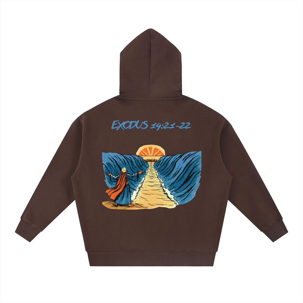 The "Parting of the Sea" (Exodus 14:21-22) Heavyweight Zip-up