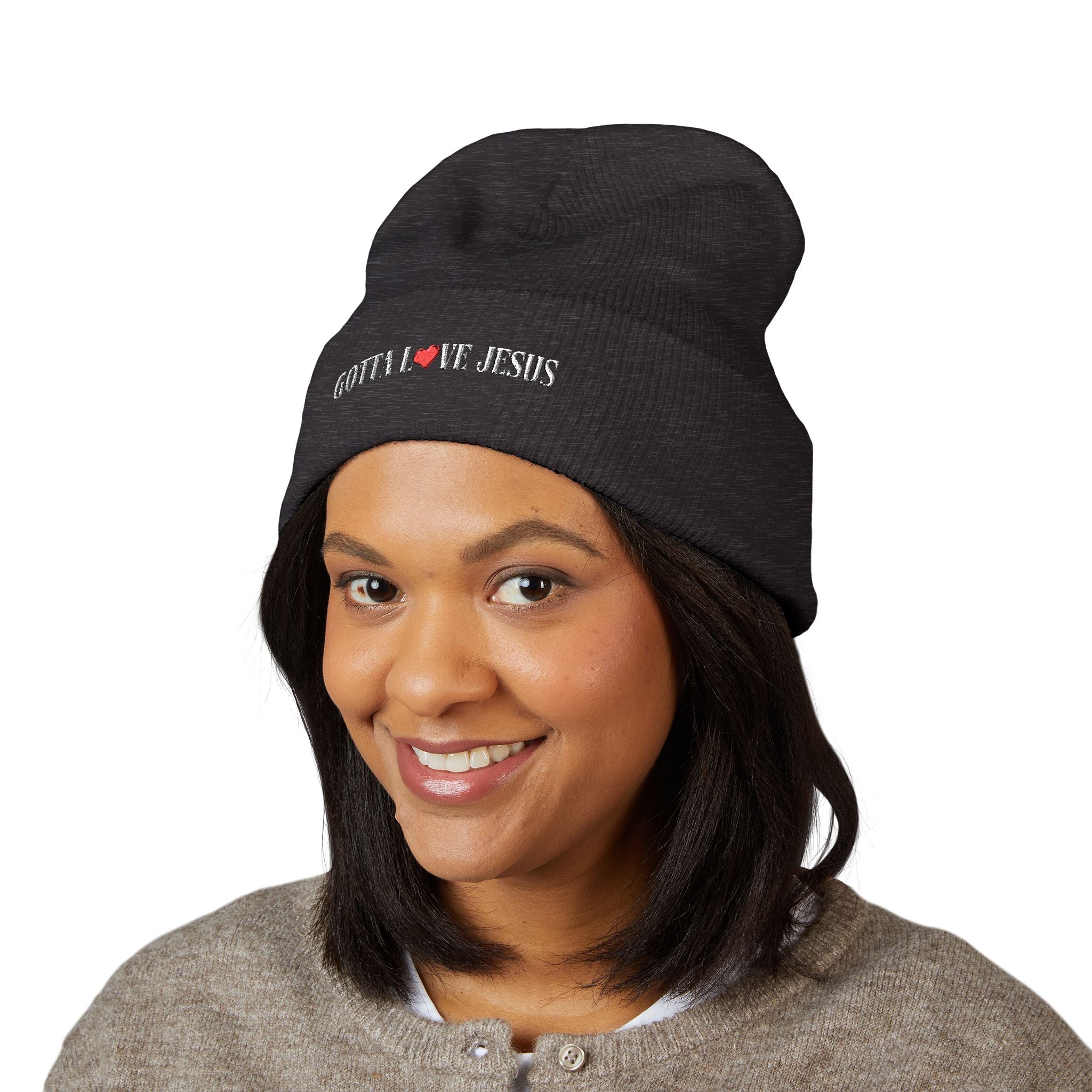 "Gotta Love Jesus" Classic Cuffed Beanie