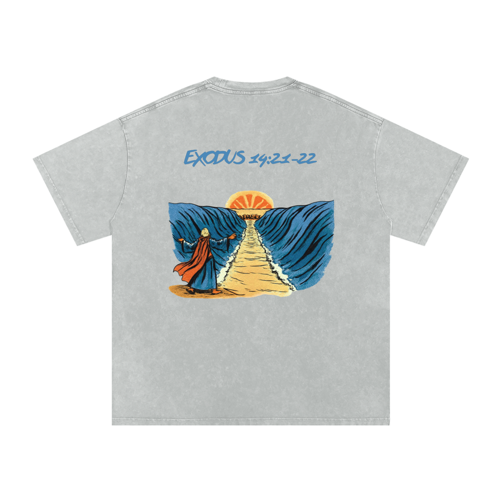 The "Parting of the Sea" Washed Oversized Tee