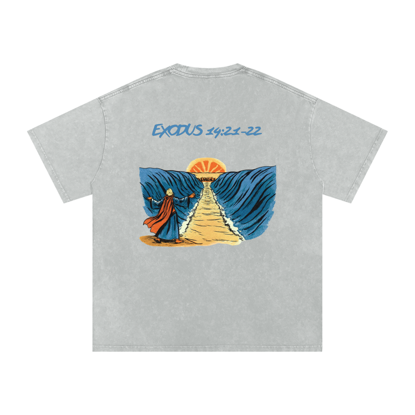 The "Parting of the Sea" Washed Oversized Tee