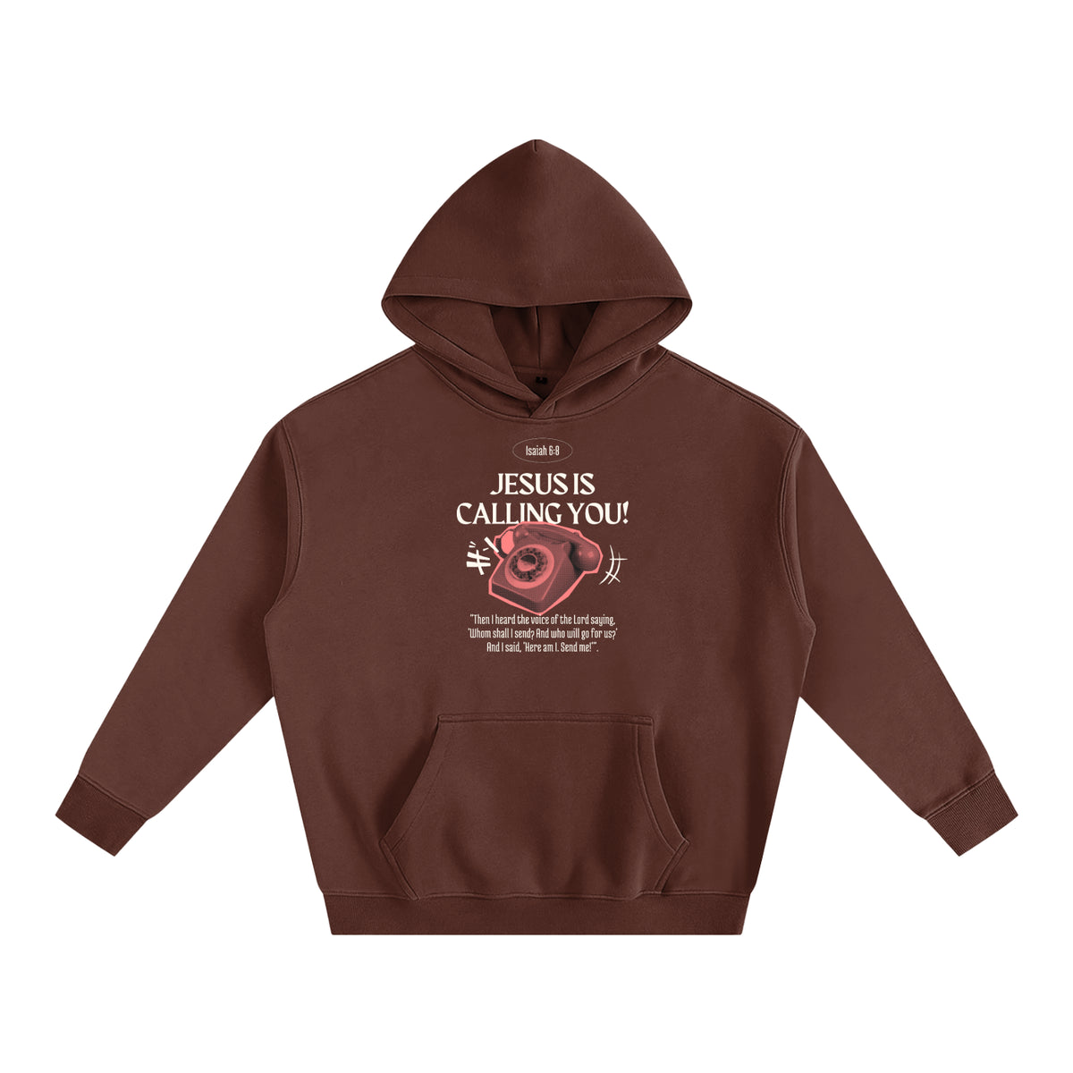 "Heaven's Call" Oversize Fleeced Hoodie