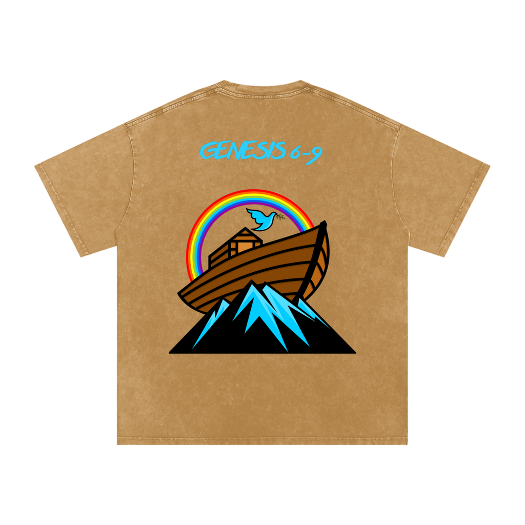 The "Noah's Ark' Washed Oversize Tee