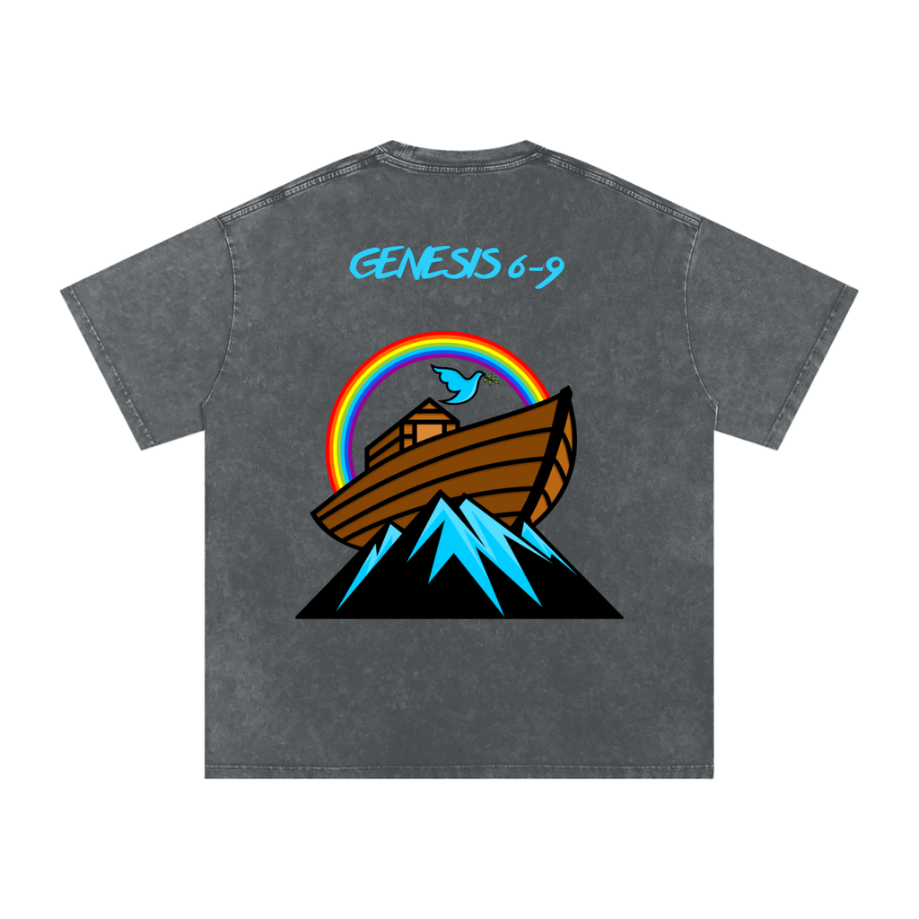 The "Noah's Ark' Washed Oversize Tee