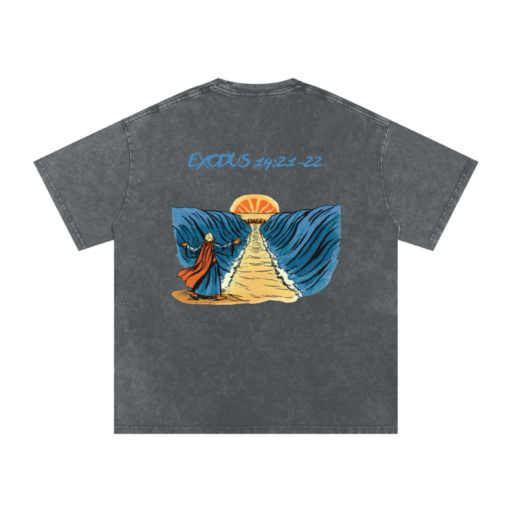 The "Parting of the Sea" Washed Oversized Tee