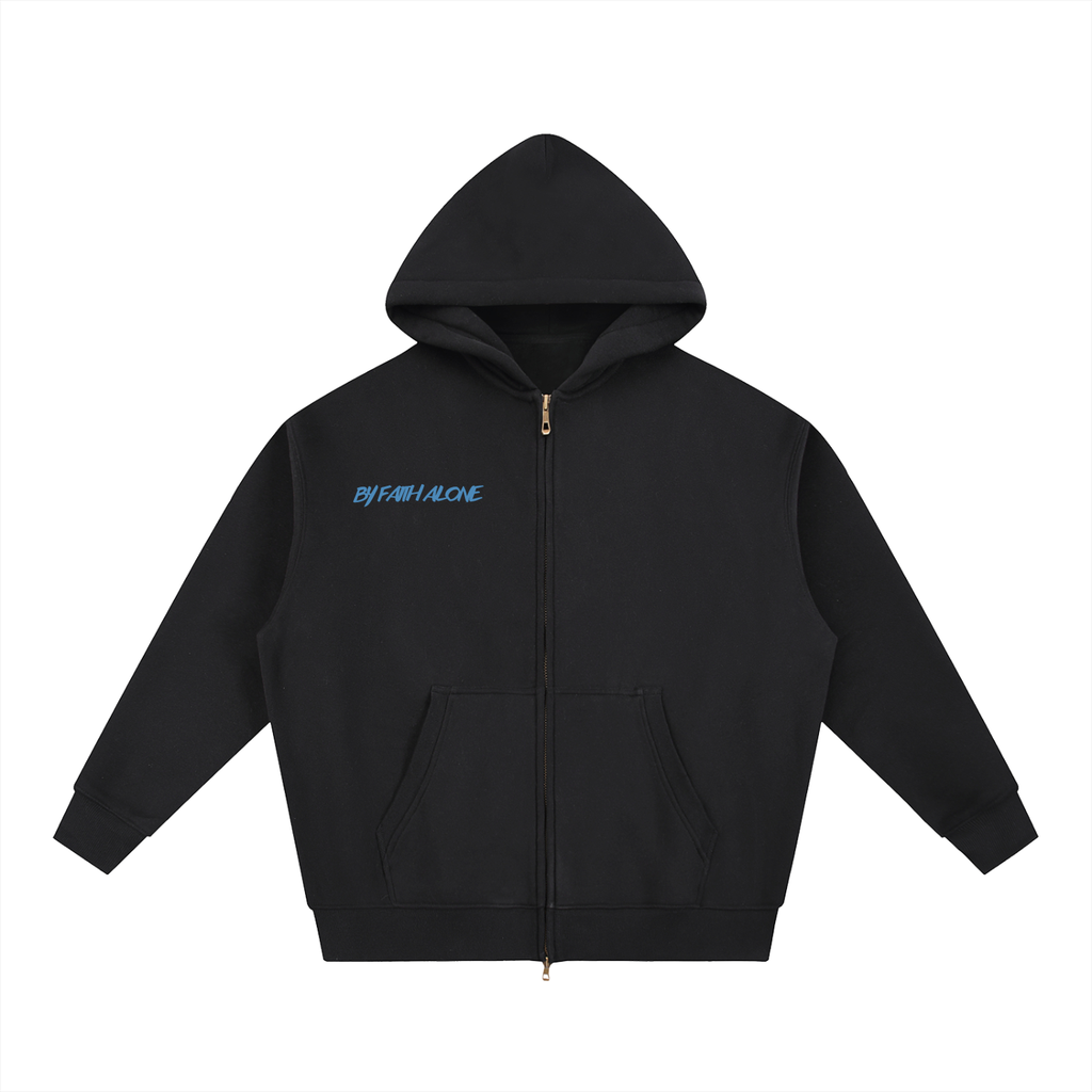 The "Parting of the Sea" (Exodus 14:21-22) Heavyweight Zip-up