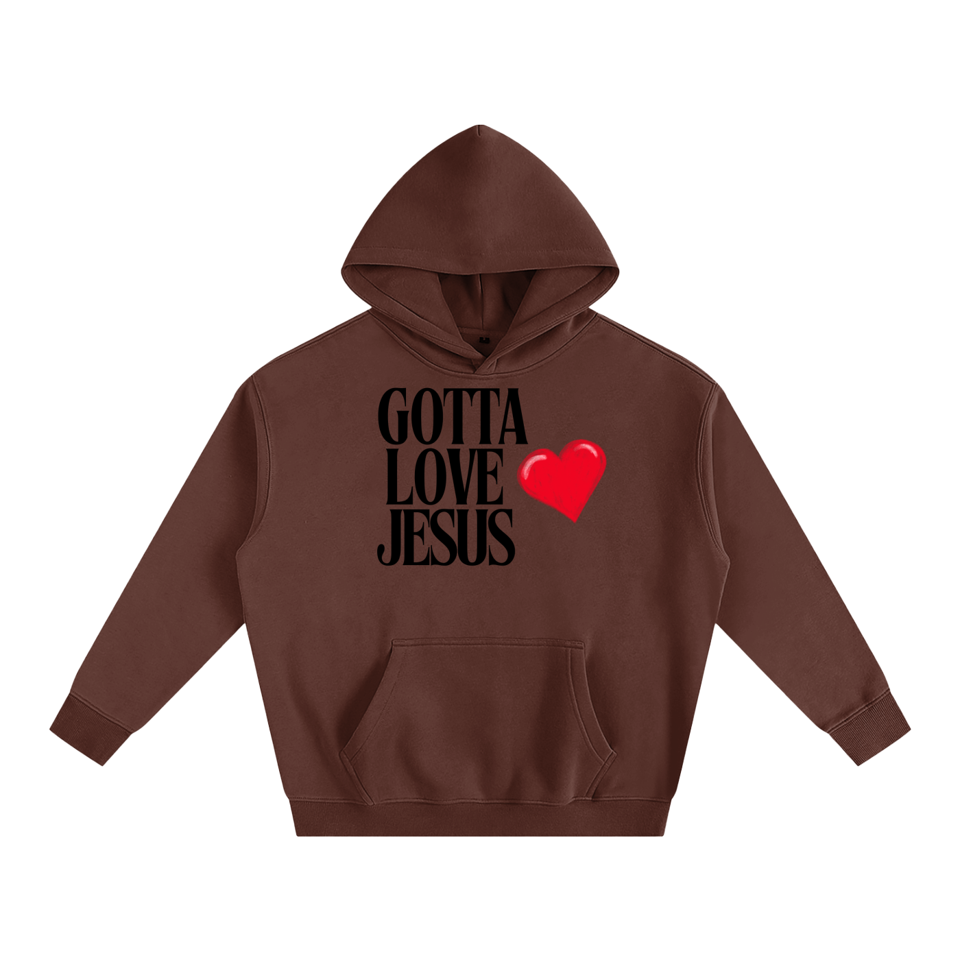 The Gotta Love Jesus "OG" Oversized Fleece Hoodie
