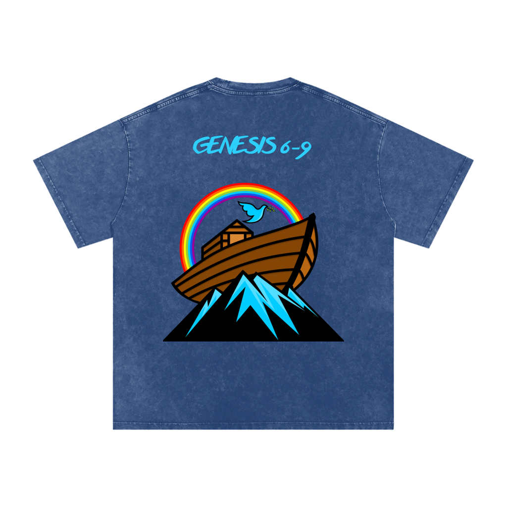 The "Noah's Ark' Washed Oversize Tee