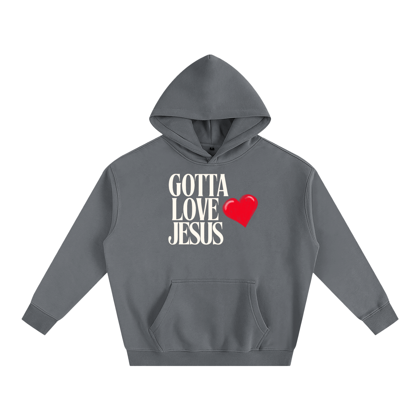The Gotta Love Jesus "OG" Oversize Fleeced Hoodie