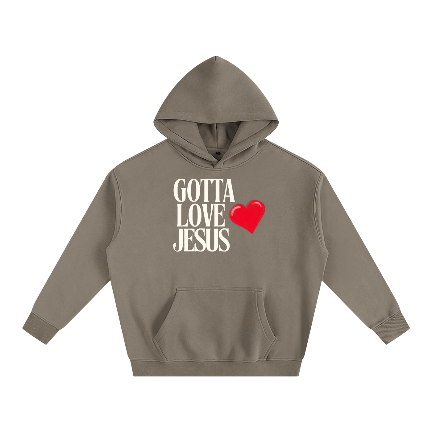 The Gotta Love Jesus "OG" Oversize Fleeced Hoodie